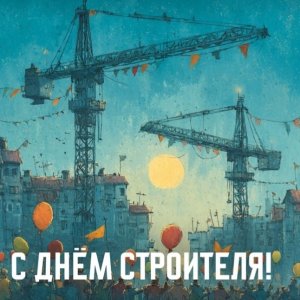 Генеральный директор Водного Кластера поздравляет всех причастных с Днём строителя!